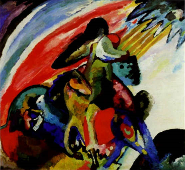 Improvisation 12 Rider 1910 Wassily Kandinsky Oil Painting